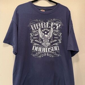 Harley-Davidson Dark Blue Graphic Tee